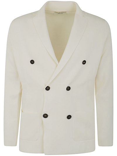Filippo De Laurentiis Double Breasted Jacket Clothing In White