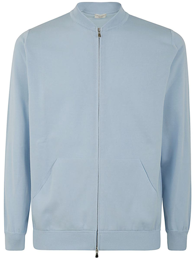 FILIPPO DE LAURENTIIS FILIPPO DE LAURENTIIS LONG SLEEVES FULL ZIPPED BOMBER JACKET CLOTHING