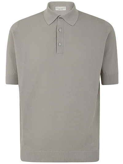 Filippo De Laurentiis Short Sleeves Polo Clothing In Grey