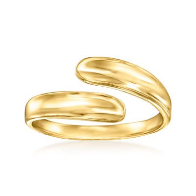 Rs Pure By Ross-simons 14kt Yellow Gold Bypass Ring