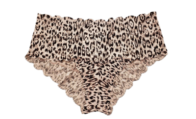 Cosabella Women's Never Say Never Printed Hottie Boyshort In Mandorla Uno/animal In Multi