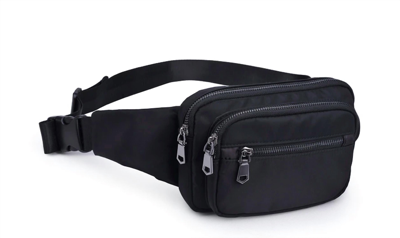 Sol And Selene Hip Hugger Belt Bag In Black