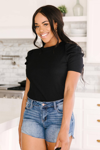 Ces Femme In My Favor Blouse In Black In Black
