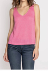 PJ SALVAGE BACK TO BASICS TANK IN HOT PINK