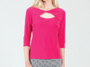 Clara Sunwoo Perfect Illusion Top In Hot Pink In Pink