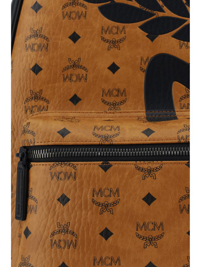 Mcm Backpacks In Cognac