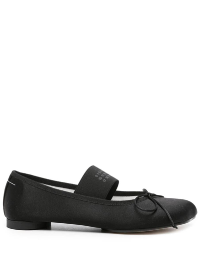Mm6 Maison Margiela Ballet Shoe Shoes In Black