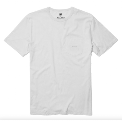 Vissla Vintage Pocket Tee In White