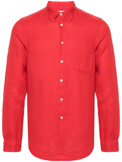 Ps By Paul Smith Ps Paul Smith Mens Ls Tailored Fit Shirt Clothing In Red