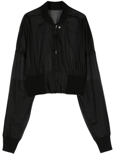 Rick Owens Collage Bomber Clothing In Black