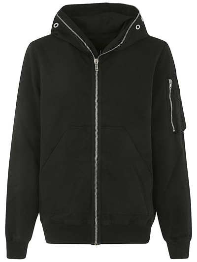 Rick Owens Drkshdw Gimp Flight Bomber Jacket Clothing In Black