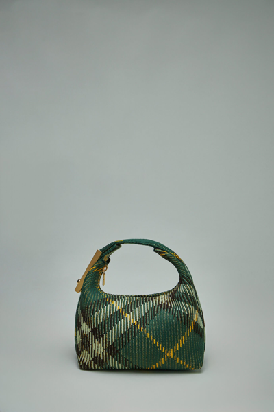 Burberry Peg Mini Duffle Bag In Green
