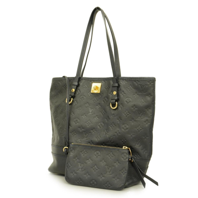 Pre-owned Louis Vuitton Citadine Leather Tote Bag () In Black