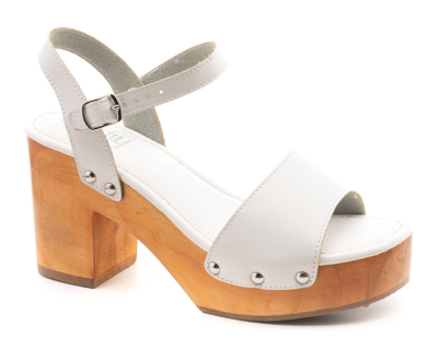 Corkys Footwear Country Club Platform Heels In White