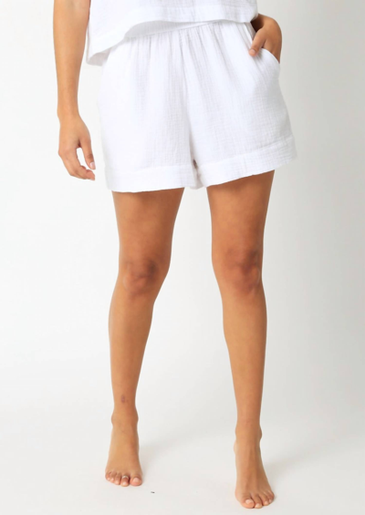 Olivaceous Lottie Shorts In White