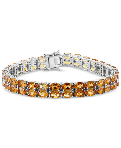 Effy Collection Effy Amethyst Tennis Bracelet (25-1/3 Ct. T.w.) In Sterling Silver. (also Available In Citrine & Blu