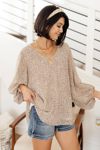 White Birch Skylar Blouse In Beige In Beige