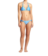 Vix Gold Detail Triangle Cup Bikini Top In Light Blue In Blue