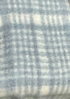 TWO'S COMPANY BRUSHED SCARF IN BLUE WHITE