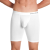 Obviously Primeman 9 Inch Leg Boxer Brief In White In White
