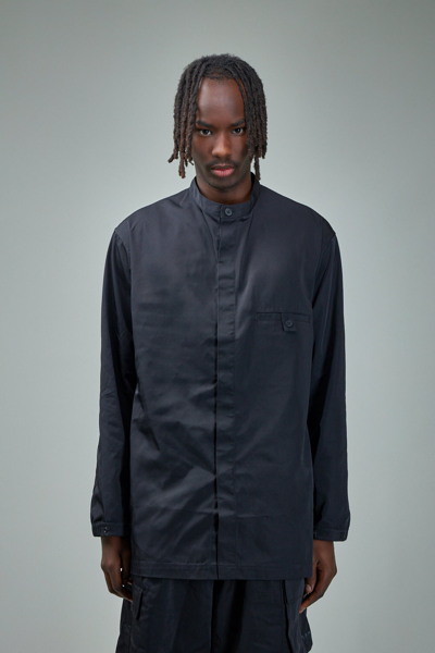 Y-3 Nyl Twill Shirt In Blue