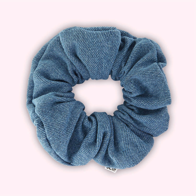 Stoney Clover Lane Jumbo Scrunchie In Denim In Multi