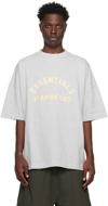 ESSENTIALS GRAY CREWNECK T-SHIRT