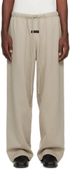 Essentials Gray Drawstring Lounge Pants In Seal