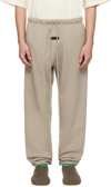 Essentials Gray Drawstring Lounge Pants In Seal