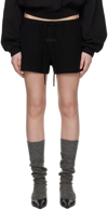 ESSENTIALS BLACK PATCH SHORTS