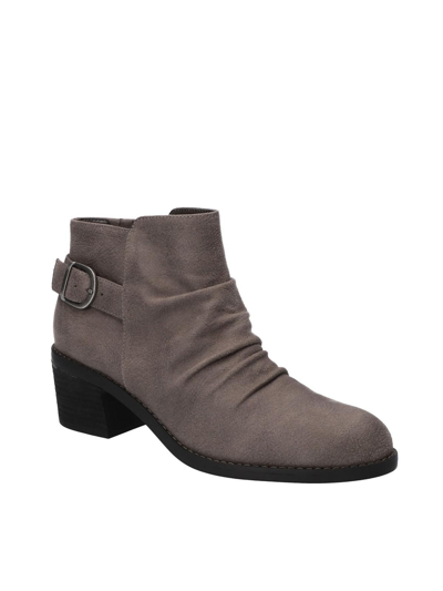 Bella Vita Ace Womens Faux Suede Booties Ankle Boots In Grey