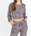 Le Lis Cheetah Crop Top In Multi