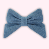 Stoney Clover Lane Medium Bow In Denim In Multi