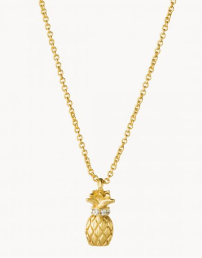 Spartina 449 Sea La Vie Necklace In Thanks/pineapple In Multi