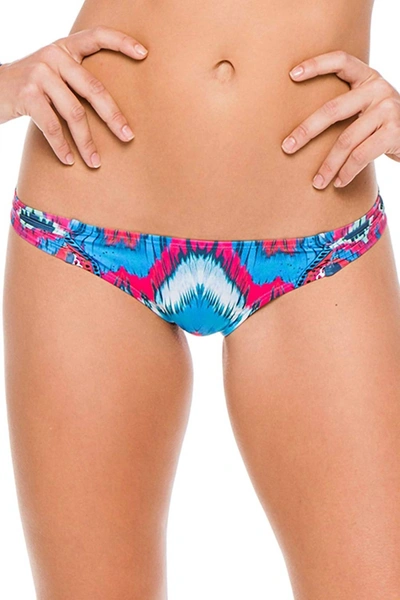 Pq Swim Women Mumbai Fanned Full Bikini Bottom Swimwear In Multi