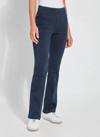 Lyssé Baby Bootcut Denim (32" Inseam) In Purple