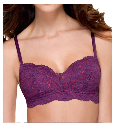 Wacoal Ciao Bella Bralette In Wine Berry In Multi