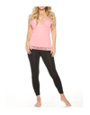 Rhonda Shear Pin-up Lace Camisole In Pink In Pink