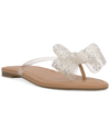 INC INTERNATIONAL CONCEPTS WOMEN'S MABAE BOW FLAT SANDALS, CREATED FOR MACY'S