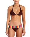 Pq Swim Maya Full Covered Bikini Bottom In Brown In Brown
