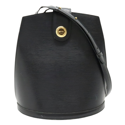Pre-owned Louis Vuitton Cluny Leather Shoulder Bag () In Black