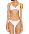 Eberjey Pima Stretch Cotton Bralette In White