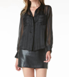 TART COLLECTIONS ARACELLI BLOUSE IN BLACK