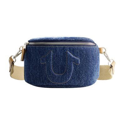 True Religion Stitched Horseshoe Belt Bag In Blue