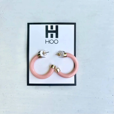 Hoo Hoops Mini Hoop Earrings In Rose In Multi