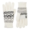 Isotoner Women's Chenille Snowflake Gloves In Ivory In Multi