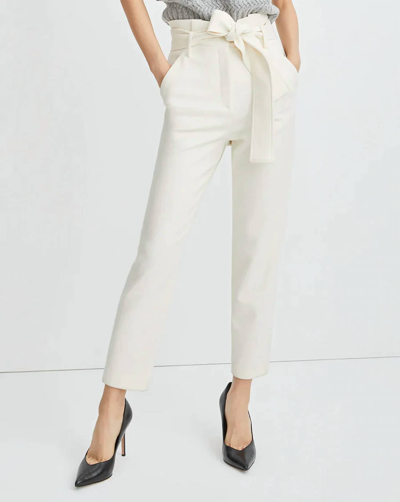 Veronica Beard Setti Pant In Ecru In White