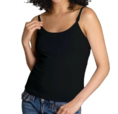 Glamourmom Nursing Bra Tank In Black