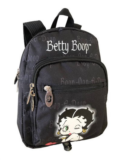 Betty Boop Women's Mini Backpack In Black