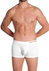 OBVIOUSLY PRIMEMAN 3 INCH LEG BOXER BRIEF IN WHITE